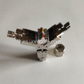 RJ45 Cat6 enchufe de conector topo blindado